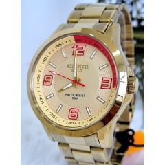 Relógio Atlantis Masculino Dourado G3486 Dourado