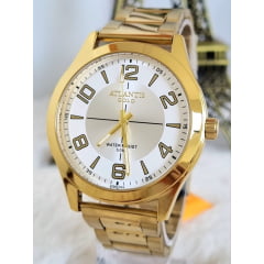 Relógio Atlantis Masculino G3506 Dourado