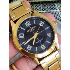 Relógio Atlantis Masculino G3506P Dourado 