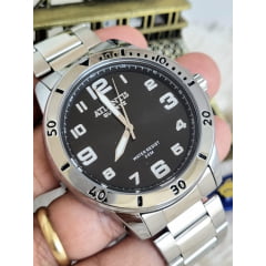 Relógio Atlantis Masculino Prata A8050