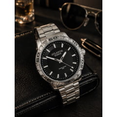 Relógio Atlantis Masculino Prata A8094