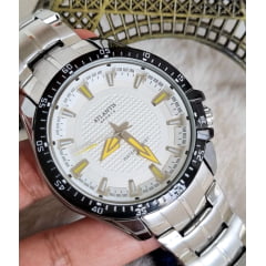 Relógio Atlantis Masculino Prata G3166PA Prata Relógio Atlantis Masculino Prata G3166PA Prata