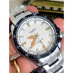 Relógio Atlantis Masculino Prata G3166PL