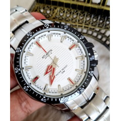 Relógio Atlantis Masculino Prata G3166PV