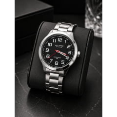 Relógio Atlantis Masculino Prata G3486