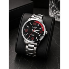 Relógio Atlantis Masculino Prata G3486PP