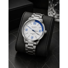Relógio Atlantis Masculino Prata G3486T