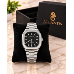Relógio Atlantis Masculino Prata g8092 Relógio Atlantis Masculino Prata g8092