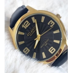 Relógio Atlantis Pulseira em Couro