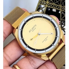 Relógio Atlantis Pulseira Esteira G8056