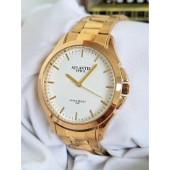 Relógio Atlantis Style Dourado G7001B