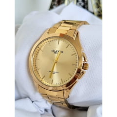 Relógio Atlantis Style Dourado G7001D Relógio Atlantis Style Dourado G7001D