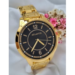 Relógio Banhado a Ouro Atlantis B660G2