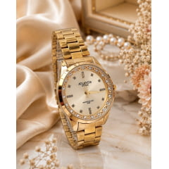 Relógio Banhado a Ouro Atlantis B90035
