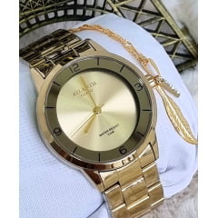 Relógio Banhado a Ouro Atlantis G3508K3