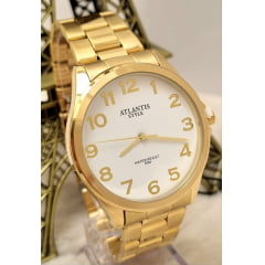 Relógio Banhado a Ouro Atlantis G90004
