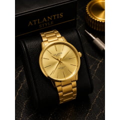 Relógio Banhado a Ouro Atlantis G90061