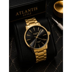 Relógio Banhado a Ouro Atlantis G90062