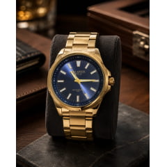 Relógio Banhado a Ouro Atlantis G9007