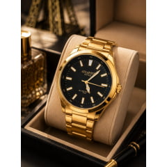 Relógio Banhado a Ouro Atlantis G9007