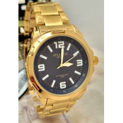 Relógio Banhado a Ouro Atlantis G90074