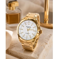 Relógio Banhado a Ouro Atlantis G9007B