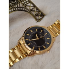 Relógio Banhado a Ouro Atlantis G9008
