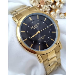 Relógio Banhado a Ouro Atlantis Gold A3156