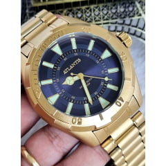 Relógio Banhado a Ouro Atlantis Gold A3482DA