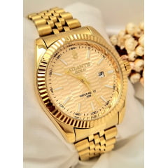 Relógio Banhado a Ouro Atlantis Gold A8022