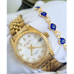 Relógio Banhado a Ouro Atlantis Gold A80224