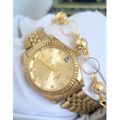 Relógio Banhado a Ouro Atlantis Gold A80226