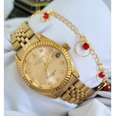 Relógio Banhado a Ouro Atlantis Gold A80226