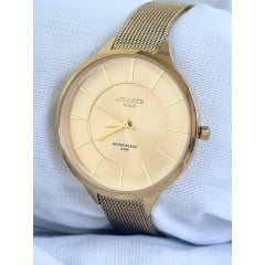 Relógio Banhado a Ouro Atlantis Gold B8004
