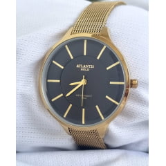 Relógio Banhado a Ouro Atlantis Gold B8004P