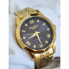 Relógio Banhado a Ouro Atlantis Gold B8029