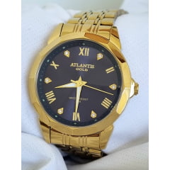 Relógio Banhado a Ouro Atlantis Gold B8029