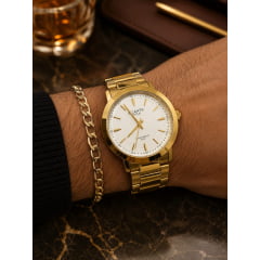 Relógio Banhado a Ouro Atlantis Gold G2005K1