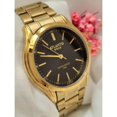 Relógio Banhado a Ouro Atlantis Gold G32483