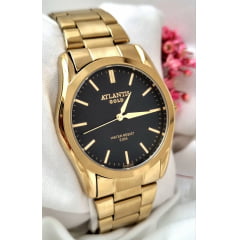 Relógio Banhado a Ouro Atlantis Gold G32494