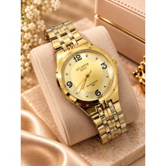 Relógio Banhado a Ouro Atlantis Gold G3464