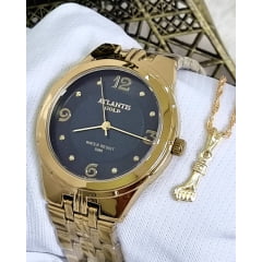 Relógio Banhado a Ouro Atlantis Gold G3464K2 Relógio Banhado a Ouro Atlantis Gold G3464K2