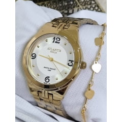 Relógio Banhado a Ouro Atlantis Gold G3464K3 Relógio Banhado a Ouro Atlantis Gold G3464K3