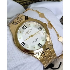 Relógio Banhado a Ouro Atlantis Gold G3464K3 Relógio Banhado a Ouro Atlantis Gold G3464K3
