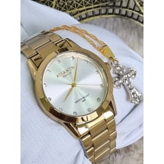 Relógio Banhado a Ouro Atlantis Gold G3477K1