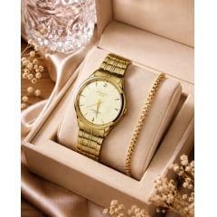Relógio Banhado a Ouro Atlantis Gold G34902K1