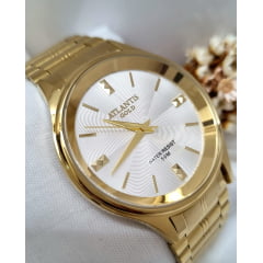 Relógio Banhado a Ouro Atlantis Gold G34904