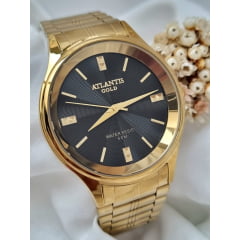 Relógio Banhado a Ouro Atlantis Gold G34905