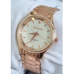 Relógio Banhado a Ouro Atlantis Gold G3490RB