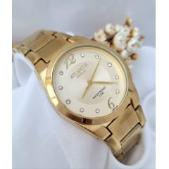 Relógio Banhado a Ouro Atlantis Gold G34961
